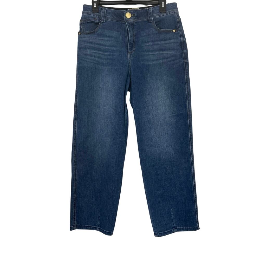 Democracy Barrel Leg Ankle Dart Hem
Ab Technology Jeans Medium Wash 6 
Relaxed